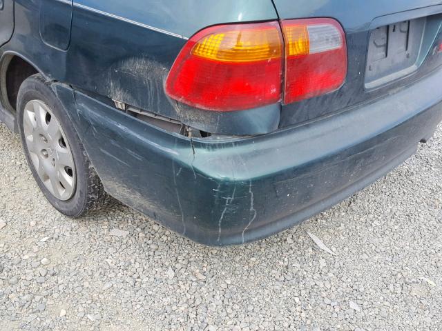 2HGEJ6611XH536078 - 1999 HONDA CIVIC BASE GREEN photo 9