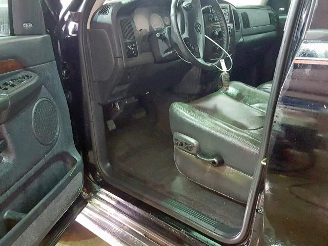 3D7KU28663G765222 - 2003 DODGE RAM 2500 S შავი ფოტო 9