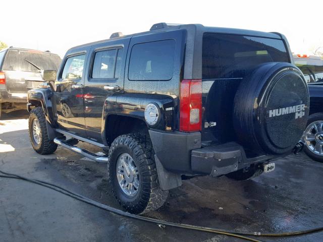 5GTEN13L588147035 - 2008 HUMMER H3 ALPHA BLACK photo 3