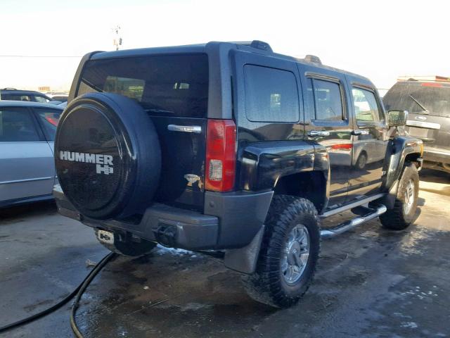 5GTEN13L588147035 - 2008 HUMMER H3 ALPHA BLACK photo 4