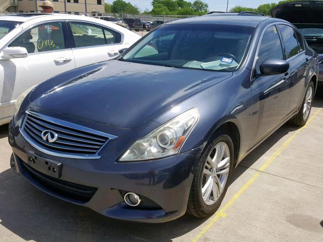 JN1CV6AR4AM452559 - 2010 INFINITI G37 GRAY photo 2