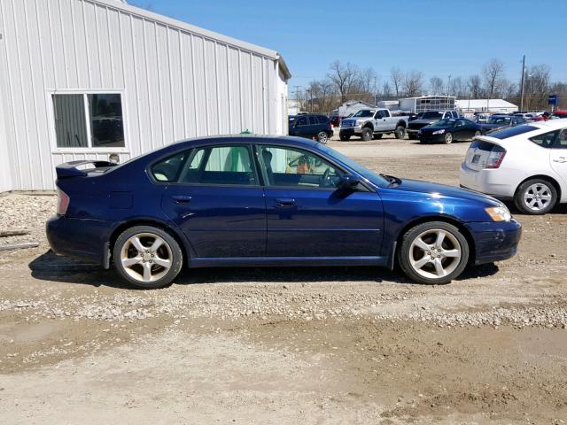 4S3BL616177205611 - 2007 SUBARU LEGACY 2.5 BLUE photo 9