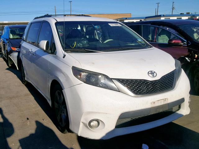 5TDXK3DC8DS347559 - 2013 TOYOTA SIENNA SPO WHITE photo 1