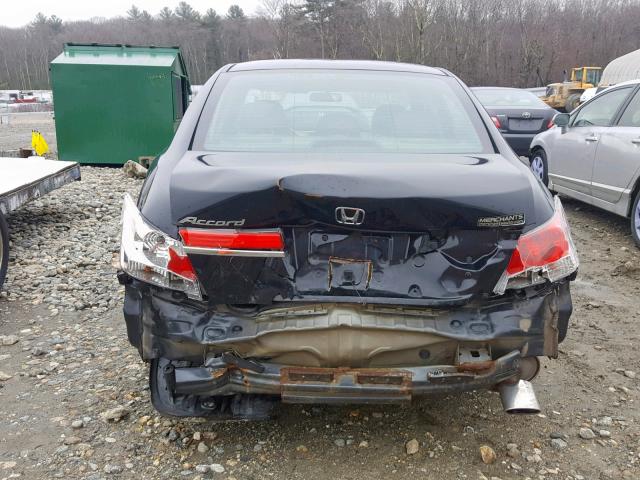 1HGCP2F68CA171000 - 2012 HONDA ACCORD SE BLACK photo 9