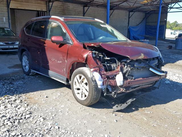 2HKRM3H70GH557826 - 2016 HONDA CR-V EXL MAROON photo 1