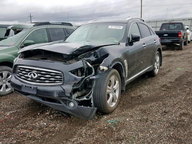 JNRAS18W59M154562 - 2009 INFINITI FX35 BLACK photo 2