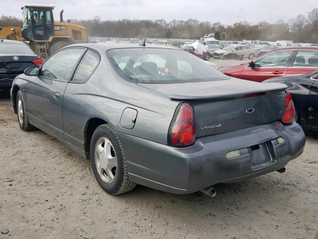 2G1WX12K059324338 - 2005 CHEVROLET MONTE CARL GRAY photo 3