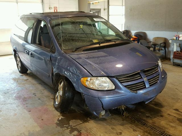 2D4GP44L87R143450 - 2007 DODGE GRAND CARA BLUE photo 1