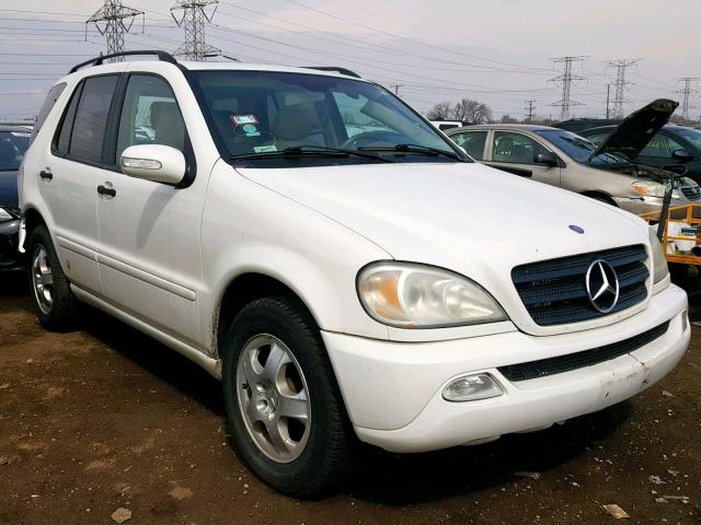 4JGAB57E14A512357 - 2004 MERCEDES-BENZ ML 350 WHITE photo 1