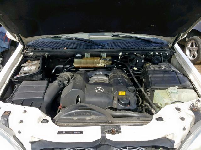 4JGAB57E14A512357 - 2004 MERCEDES-BENZ ML 350 WHITE photo 7