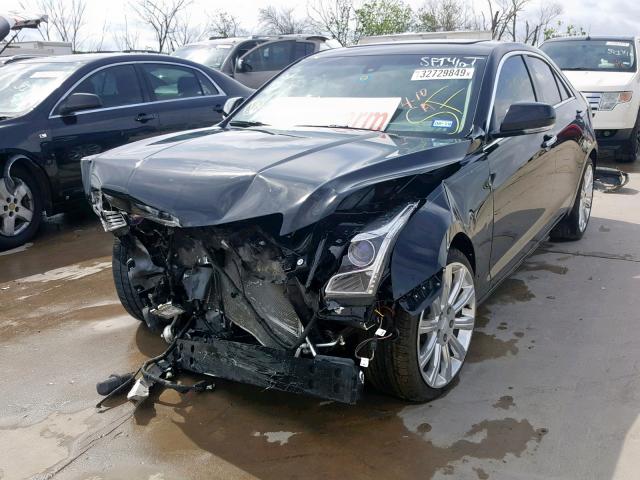 1G6AB5RX2H0142683 - 2017 CADILLAC ATS LUXURY BLACK photo 2