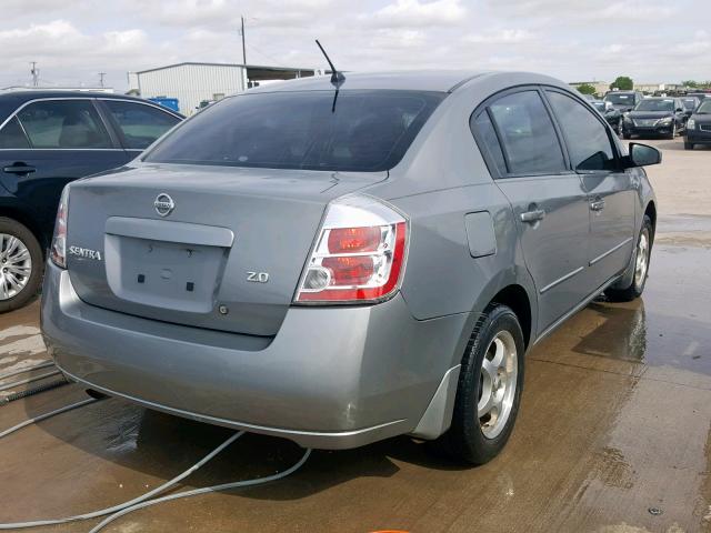 3N1AB61E77L689112 - 2007 NISSAN SENTRA 2.0 GRAY photo 4