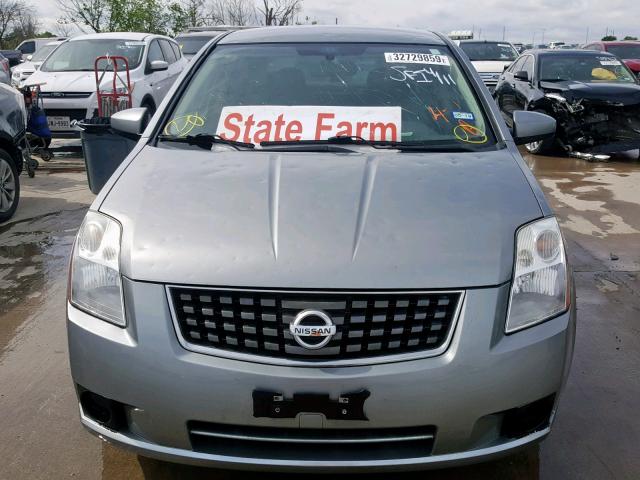 3N1AB61E77L689112 - 2007 NISSAN SENTRA 2.0 GRAY photo 9