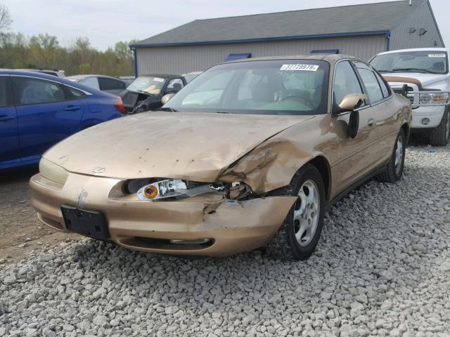 1G3WS52K9WF315546 - 1998 OLDSMOBILE INTRIGUE G GOLD photo 2