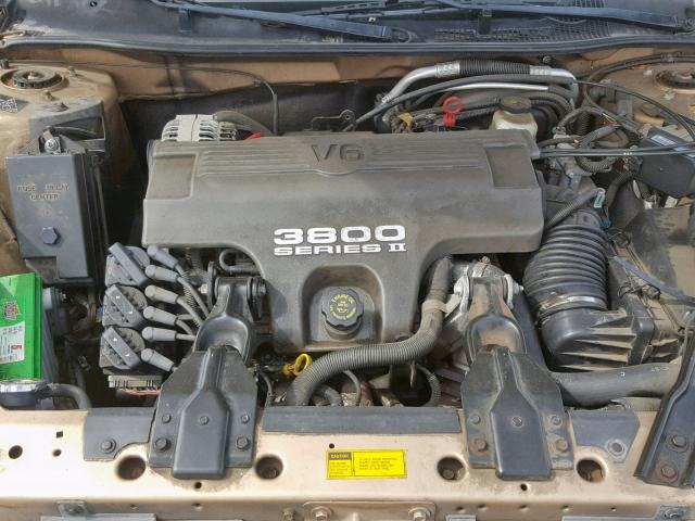 1G3WS52K9WF315546 - 1998 OLDSMOBILE INTRIGUE G GOLD photo 7