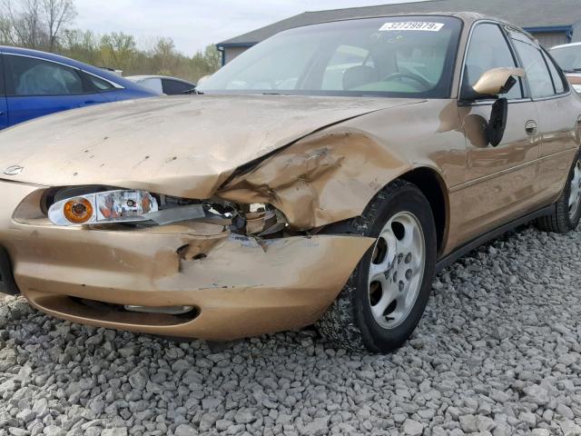 1G3WS52K9WF315546 - 1998 OLDSMOBILE INTRIGUE G GOLD photo 9