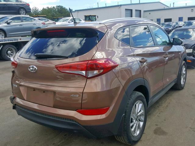 KM8J3CA45GU230064 - 2016 HYUNDAI TUCSON LIM BROWN photo 4