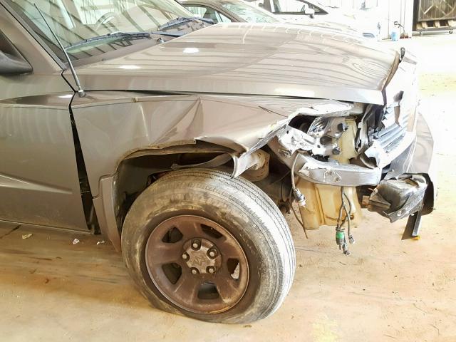 1D7HE48P67S172518 - 2007 DODGE DAKOTA QUA GRAY photo 9