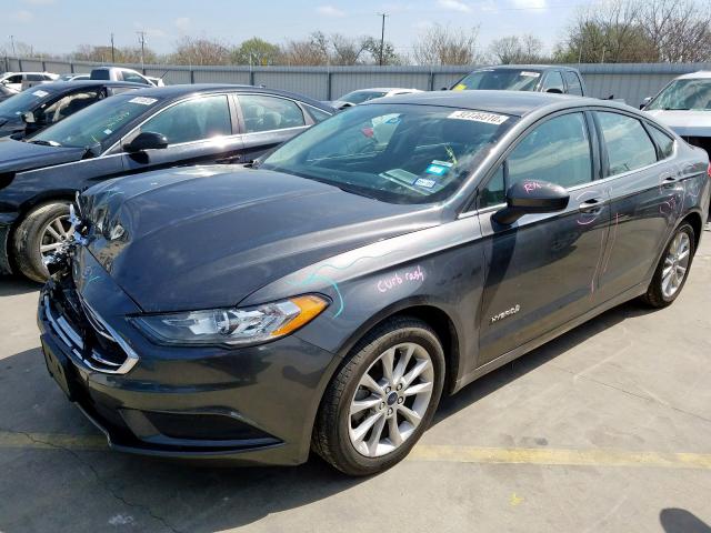 3FA6P0LU3HR123457 - 2017 FORD FUSION SE HYBRID  photo 2