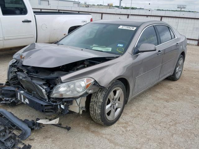 1G1ZC5EB4AF308513 - 2010 CHEVROLET MALIBU 1LT 棕色 照片 2