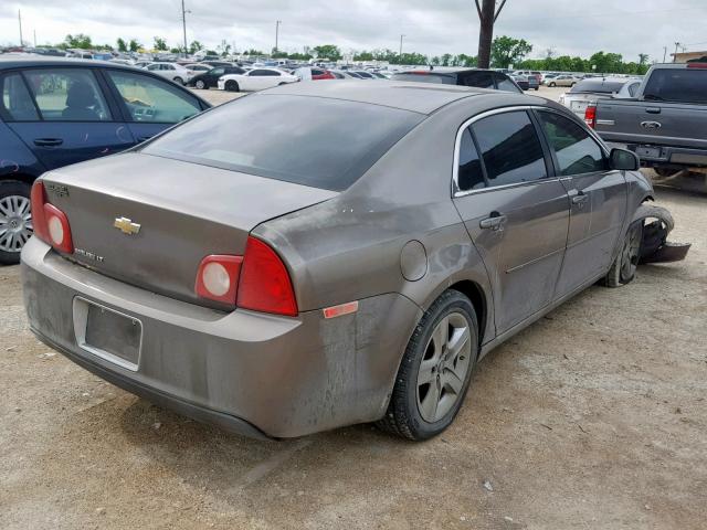 1G1ZC5EB4AF308513 - 2010 CHEVROLET MALIBU 1LT 棕色 照片 4