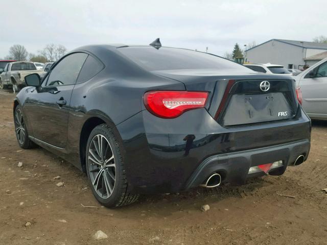 JF1ZNAA15D1709230 - 2013 TOYOTA SCION FR-S BLACK photo 3