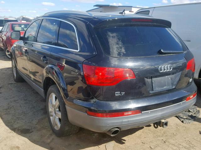 WA1BV74L07D031575 - 2007 AUDI Q7 4.2 QUA BLACK photo 3