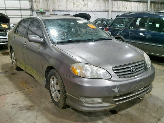 1NXBR32E54Z299231 - 2004 TOYOTA COROLLA S GRAY photo 1