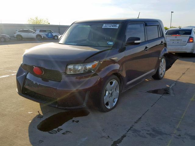 JTLKE50E881016704 - 2008 TOYOTA SCION XB 勃艮第红 照片 2
