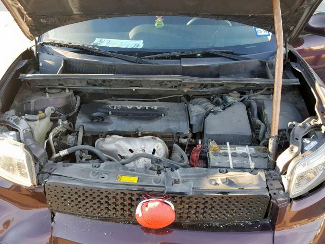 JTLKE50E881016704 - 2008 TOYOTA SCION XB 勃艮第红 照片 7