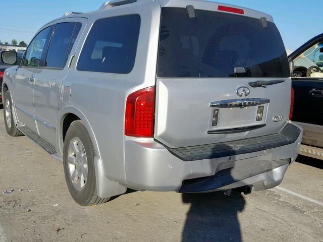 5N3AA08C67N800494 - 2007 INFINITI QX56 SILVER photo 3