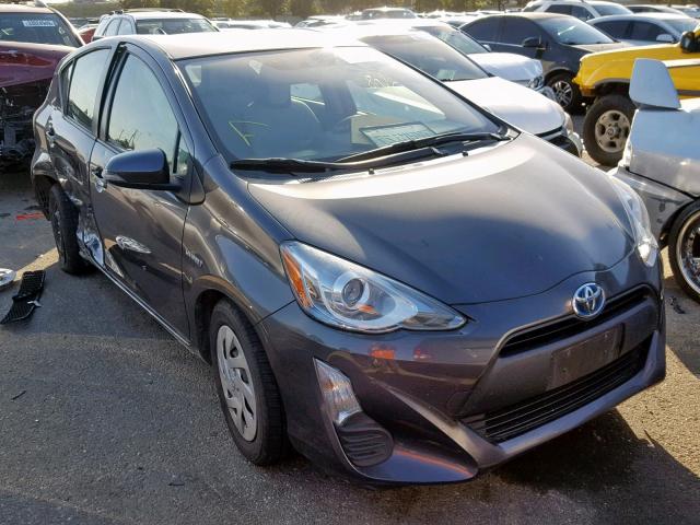 JTDKDTB34G1129269 - 2016 TOYOTA PRIUS C CHARCOAL photo 1