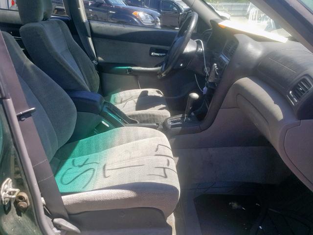 4S3BH635217310221 - 2001 SUBARU LEGACY L GREEN photo 5