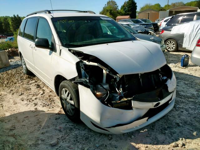 5TDZK23C77S083517 - 2007 TOYOTA SIENNA CE WHITE photo 1