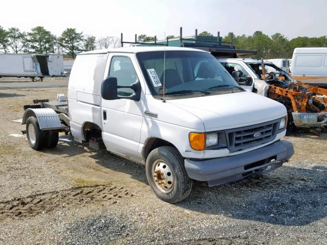 1FDXE45P97DA60936 - 2007 FORD VAN WHITE photo 1