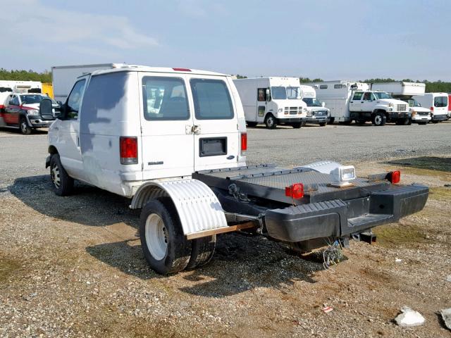 1FDXE45P97DA60936 - 2007 FORD VAN WHITE photo 3