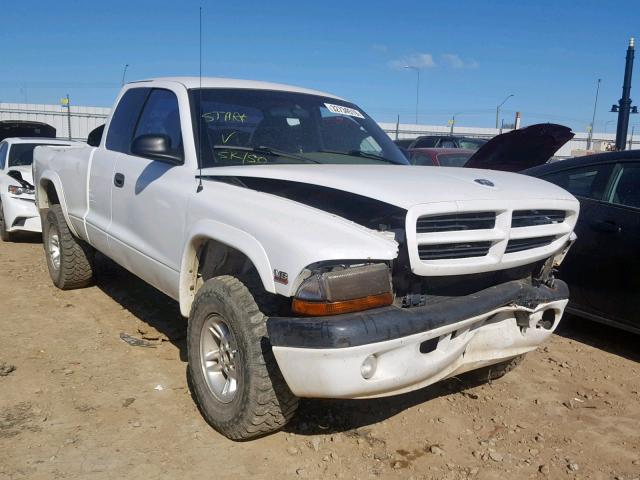 1B7GG22YXXS308834 - 1999 DODGE DAKOTA WHITE photo 1