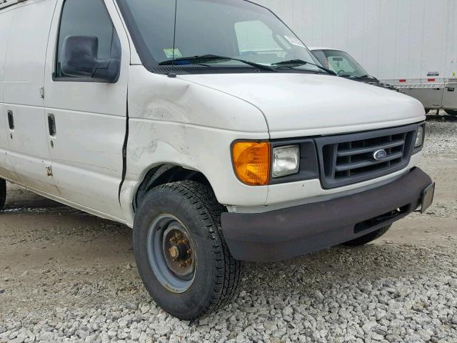 1FTNE24W26HA56579 - 2006 FORD ECONOLINE WHITE photo 9