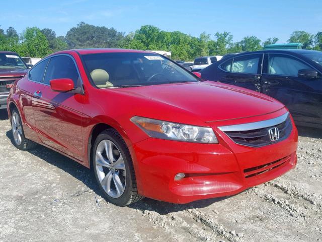 1HGCS2B87BA007368 - 2011 HONDA ACCORD EXL RED photo 1