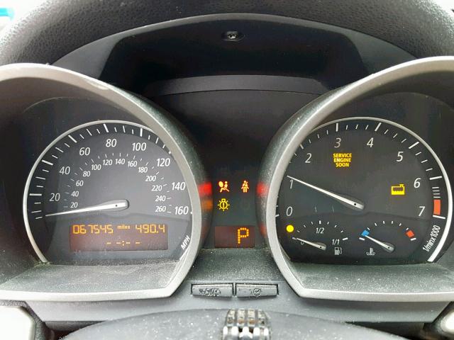 4USBT534X4LU06233 - 2004 BMW Z4 3.0 SILVER photo 8