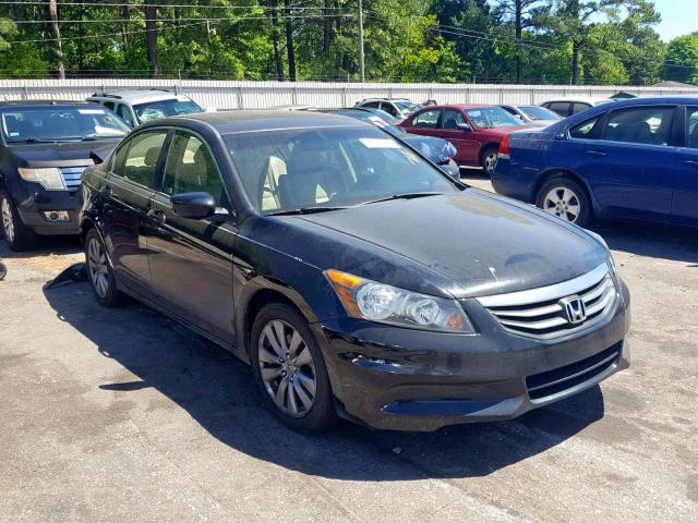 1HGCP2F82CA057527 - 2012 HONDA ACCORD EXL BLACK photo 1