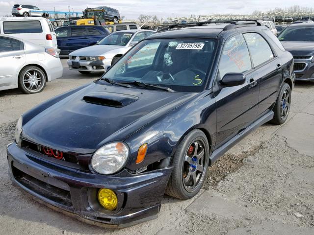 JF1GG296X3G811335 - 2003 SUBARU IMPREZA WR BLACK photo 2