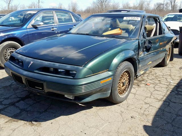 1G2WJ14T8PF278738 - 1993 PONTIAC GRAND PRIX 绿色 照片 2