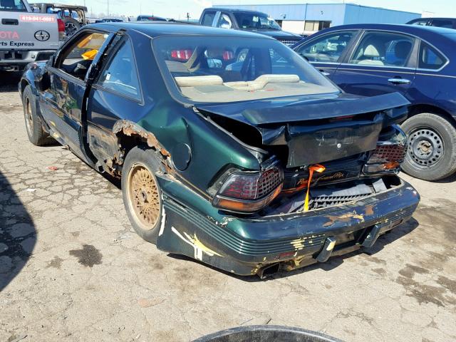 1G2WJ14T8PF278738 - 1993 PONTIAC GRAND PRIX 绿色 照片 3
