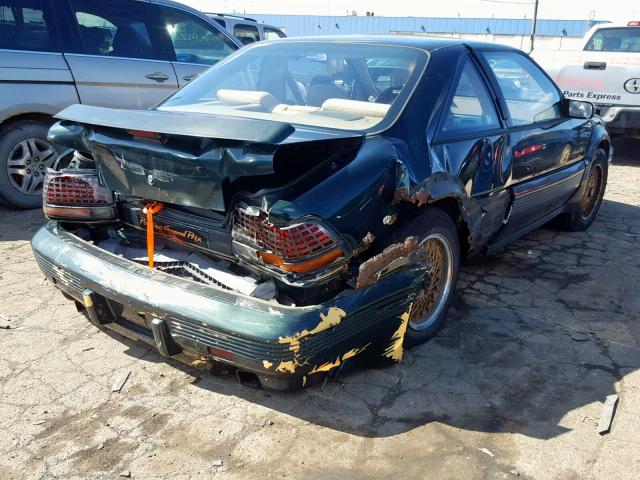 1G2WJ14T8PF278738 - 1993 PONTIAC GRAND PRIX 绿色 照片 4