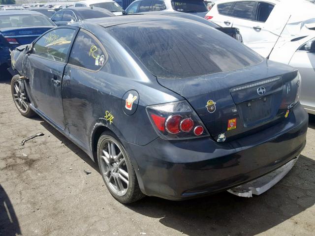 JTKDE3B78A0311880 - 2010 TOYOTA SCION TC BLACK photo 3