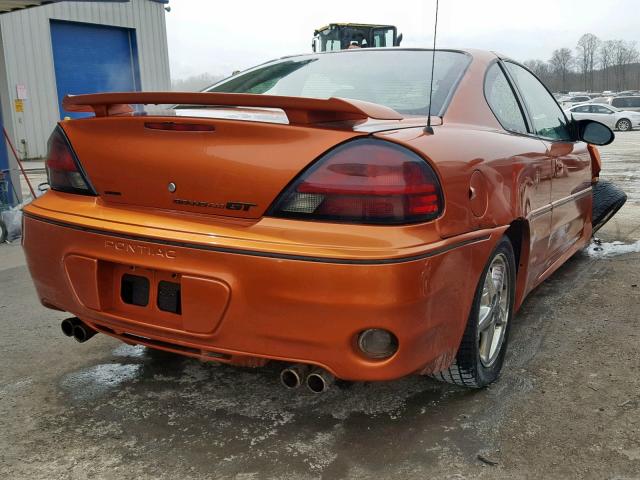 1G2NW12E03C304990 - 2003 PONTIAC GRAND AM G ORANGE photo 4