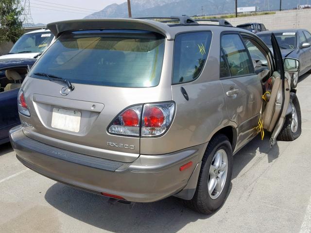 JTJGF10U020136330 - 2002 LEXUS RX 300 GOLD photo 4