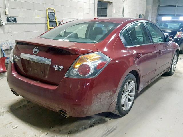 1N4BL2AP2AN433269 - 2010 NISSAN ALTIMA SR MAROON photo 4