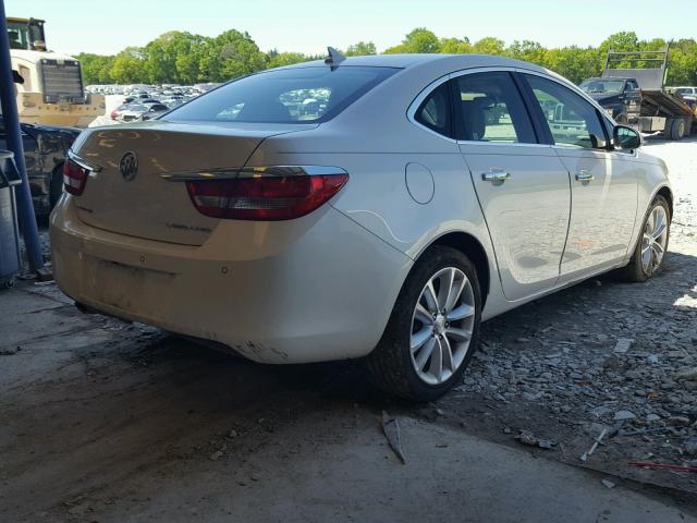 1G4PS5SK7E4137842 - 2014 BUICK VERANO WHITE photo 4